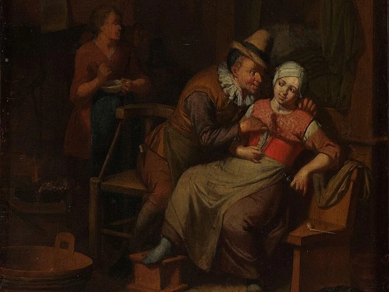 1684-Frans Decker - Coppia innamorata - Museo nazionale di arte, architettura e design, Oslo